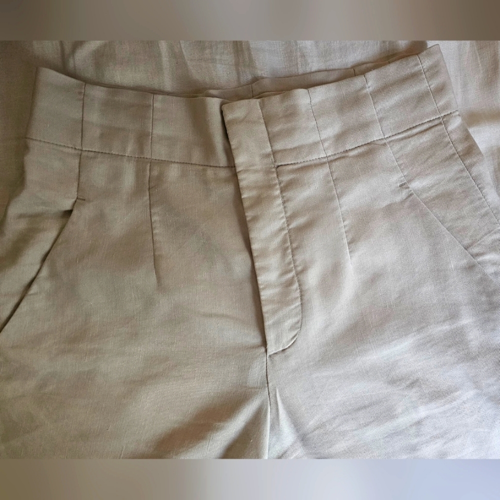 Zara high waisted linen pants